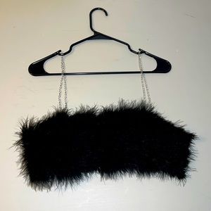 SHEIN black crop top fury